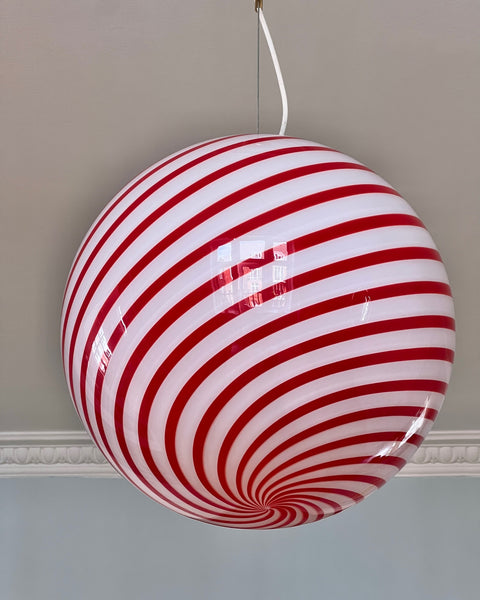 Ceiling lamp - Red swirl (D40)