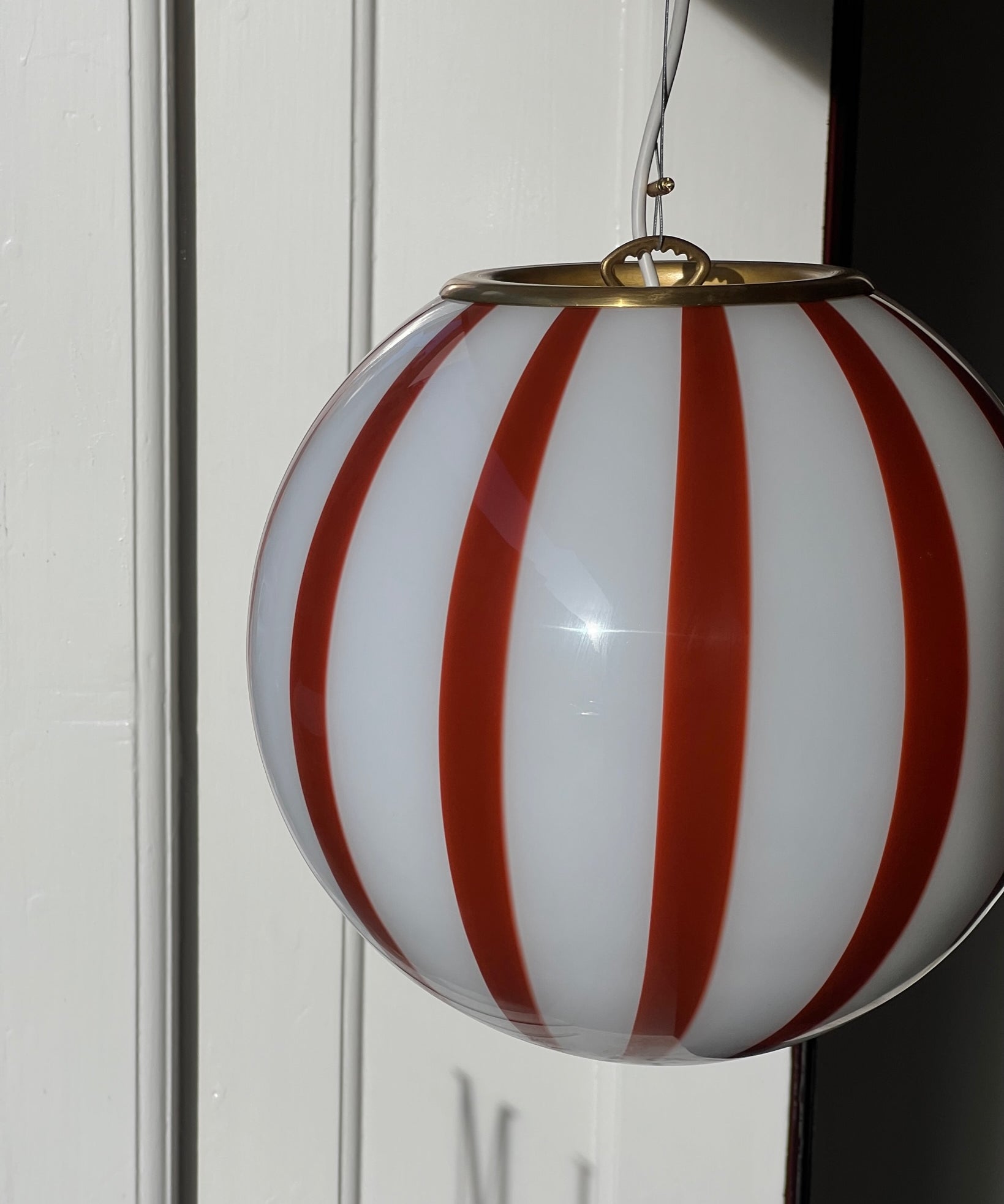 Candy ceiling lamp - Auburn vertical stripes (D30)