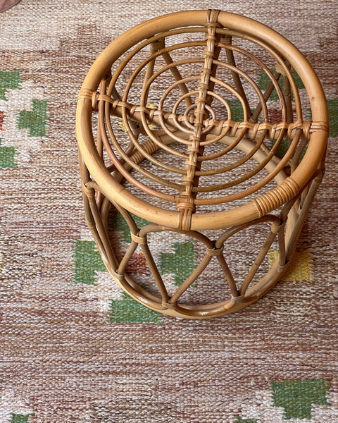 Rattan stool (without cushion) - BACK IN STOCK