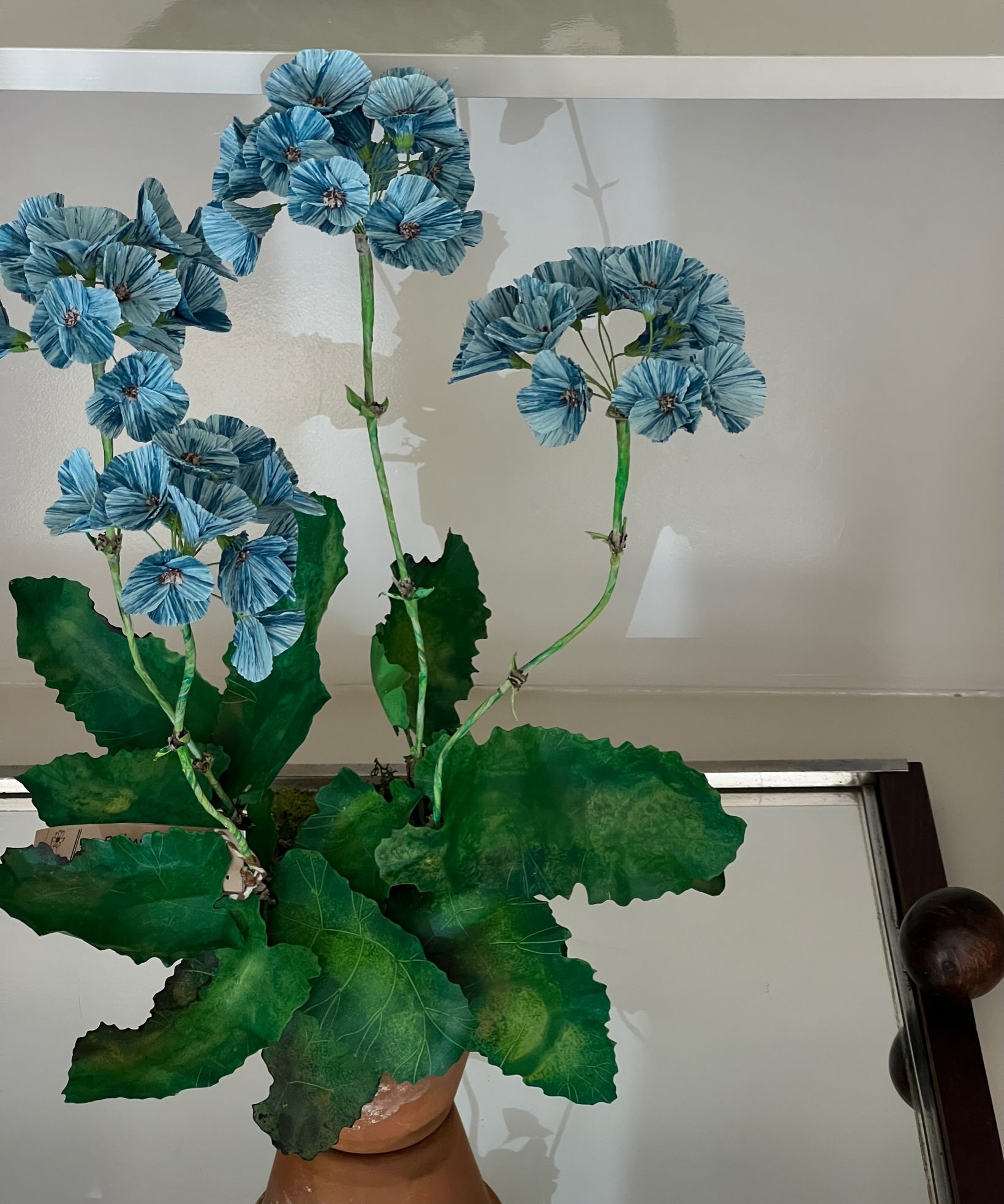 Paper flower 'Blue sky Primrose'