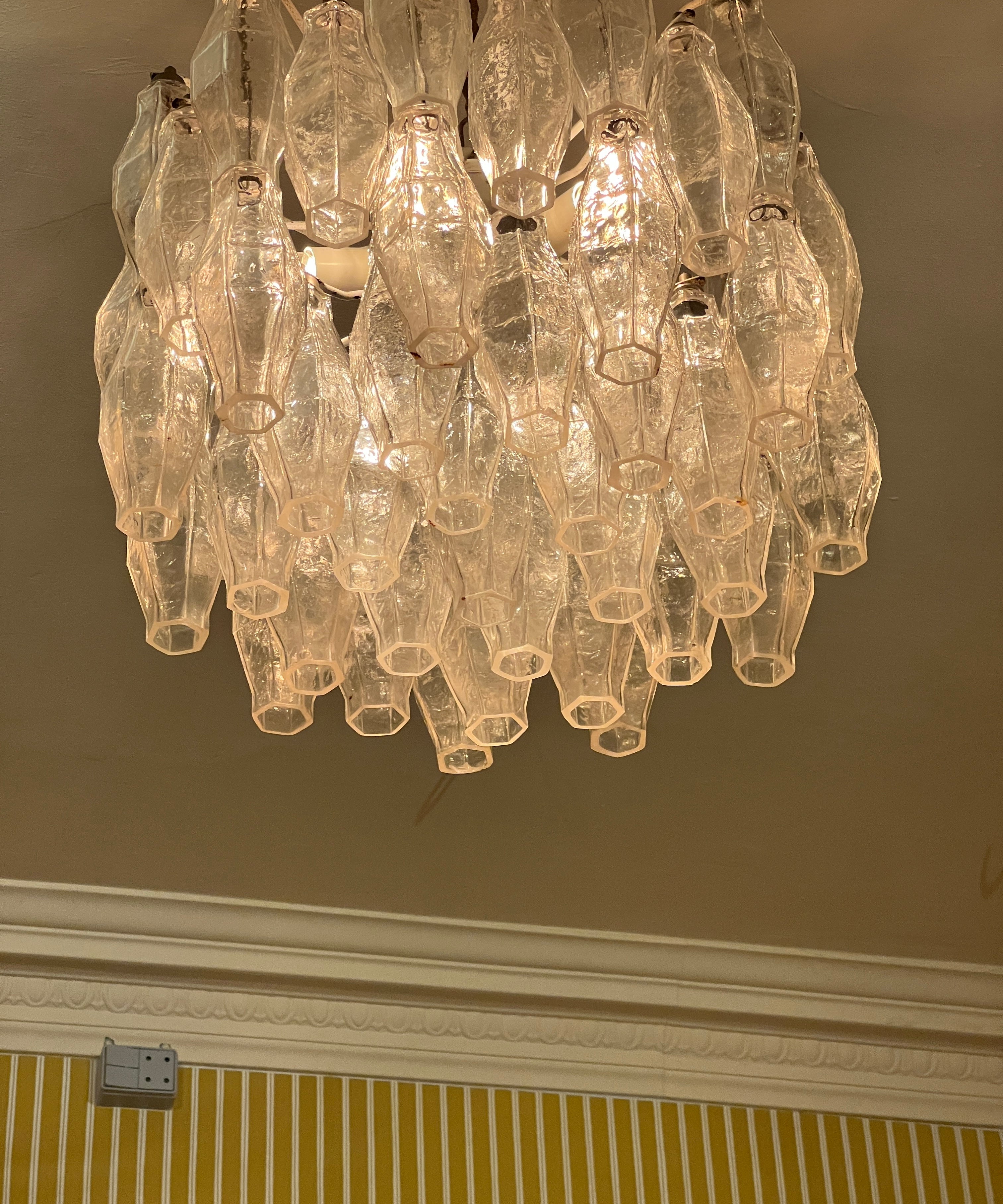 Vintage Carlo Scarpa Murano chandelier