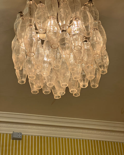 Vintage Carlo Scarpa Murano chandelier