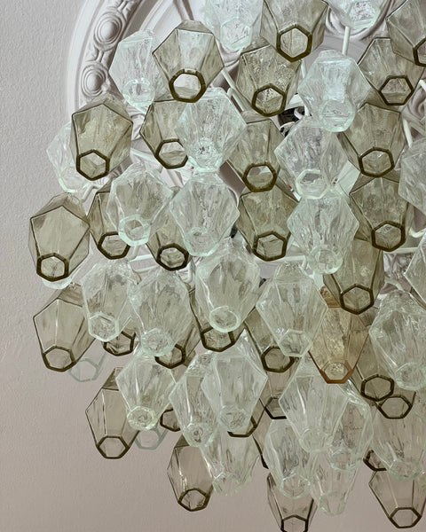 Large vintage Carlo Scarpa Murano chandelier