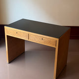 Vintage Italian burl wood desk