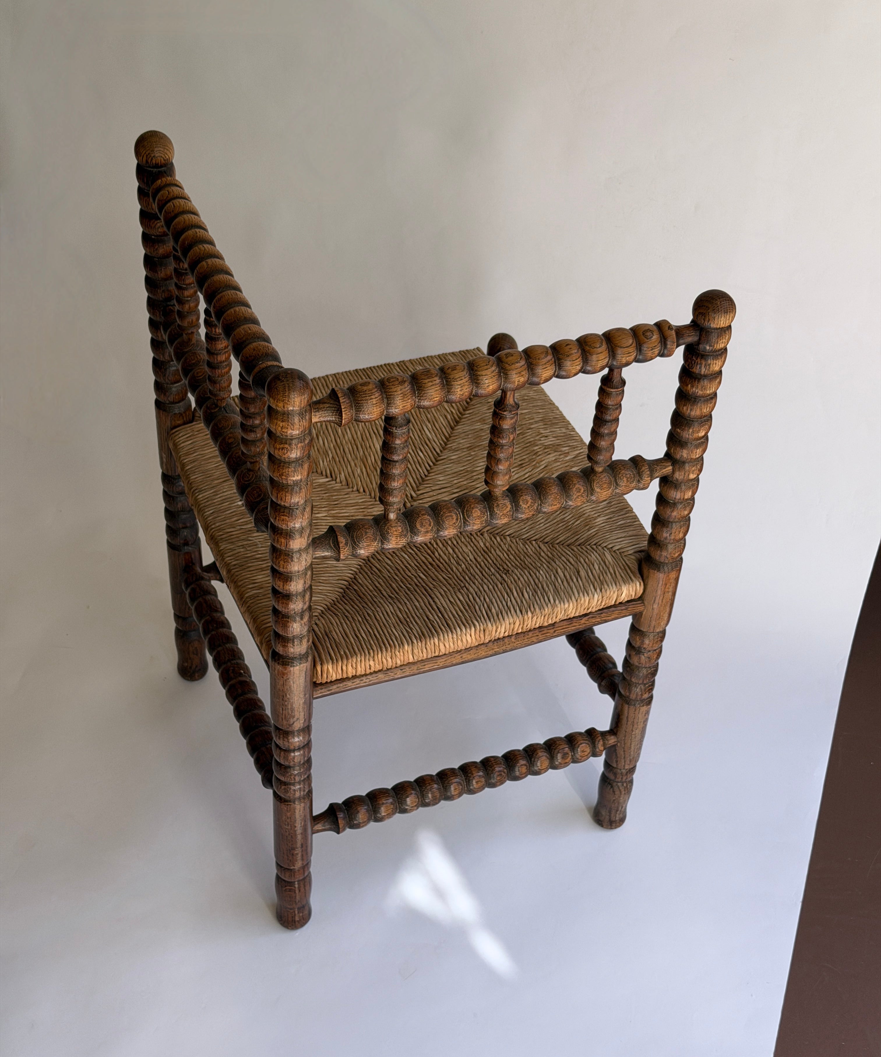 Vintage Bobbin corner chair