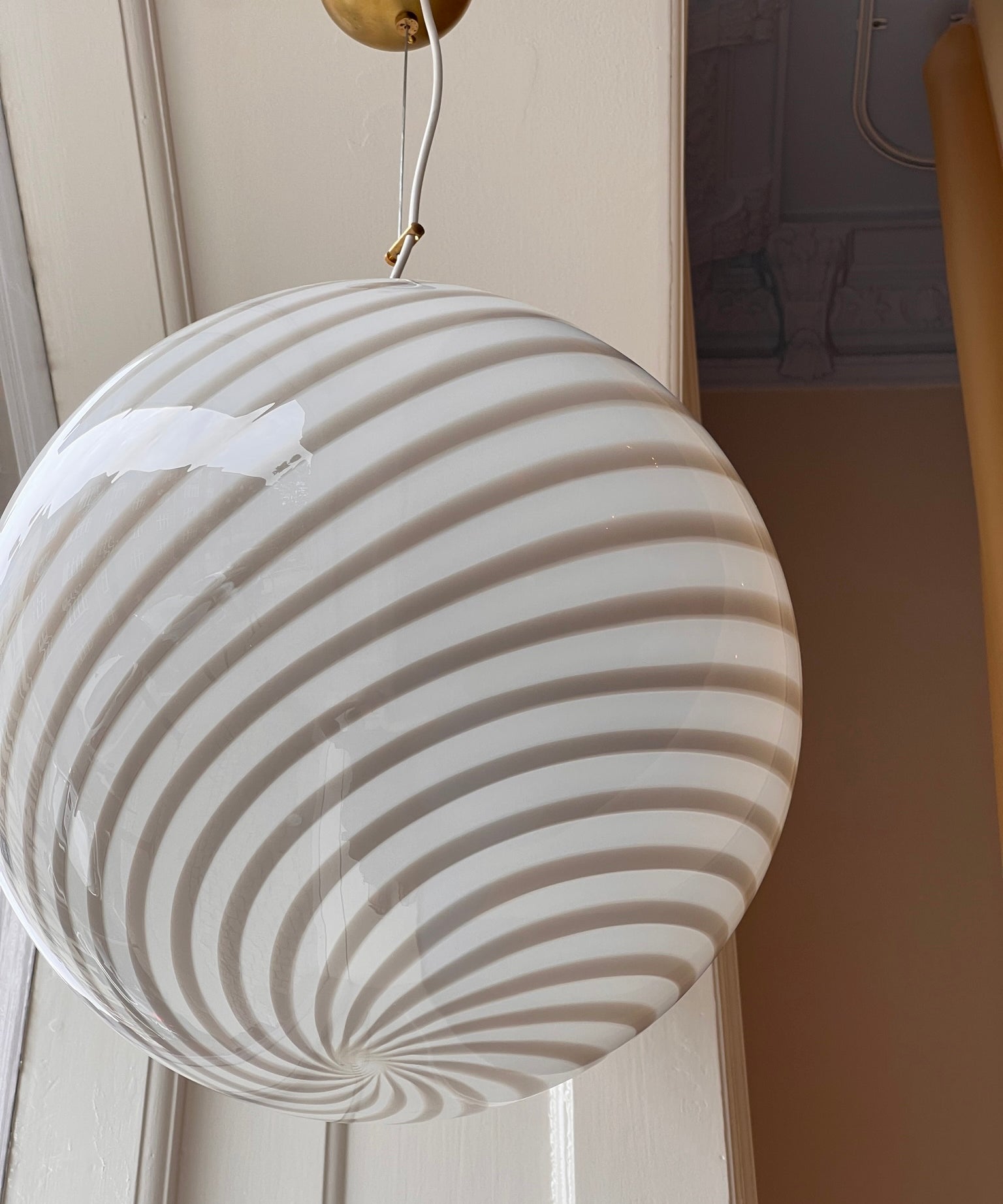 Ceiling lamp - Grey swirl (D40)