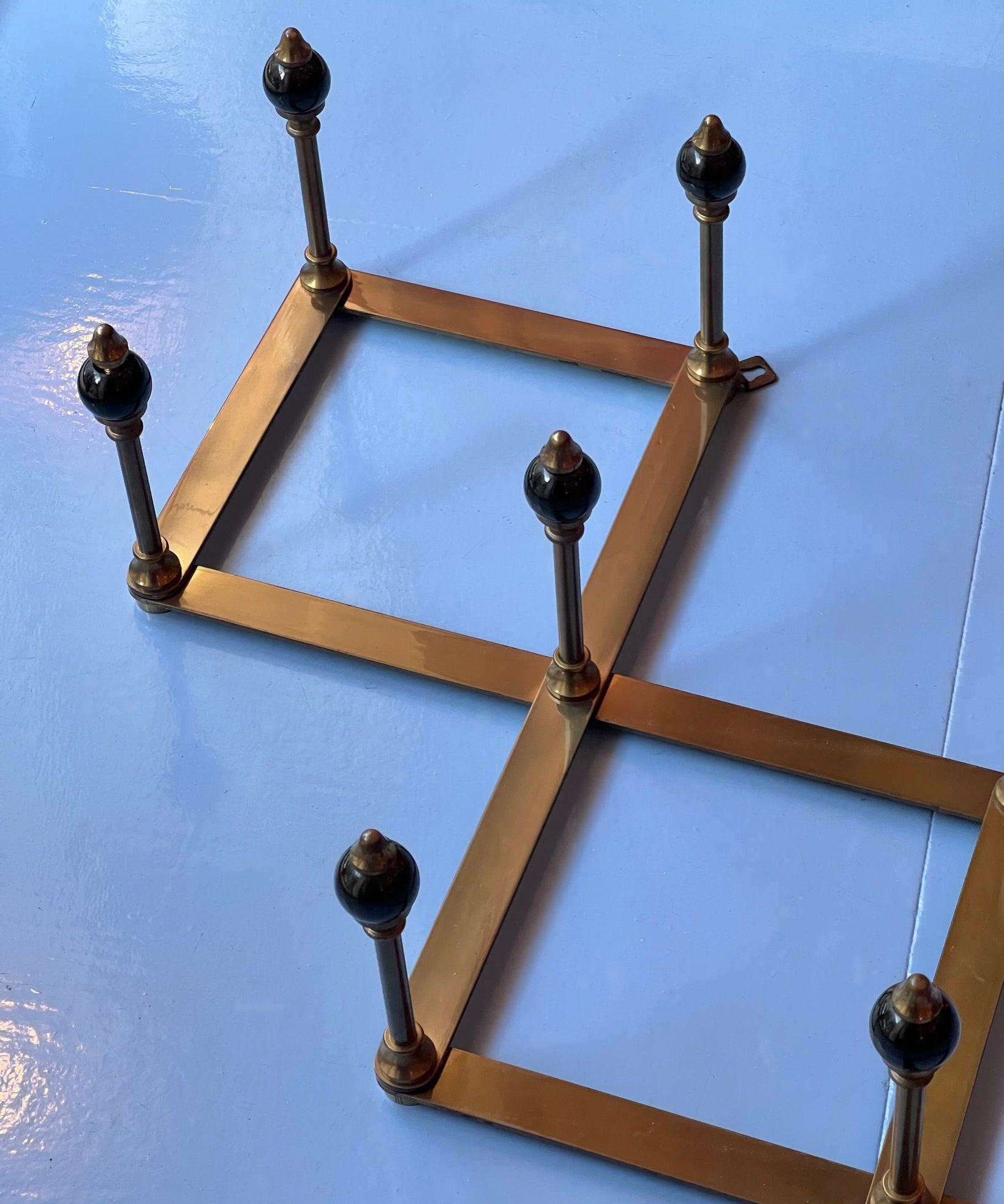 Vintage Azucena Brass Coat Hanger by Luigi Caccia Dominioni