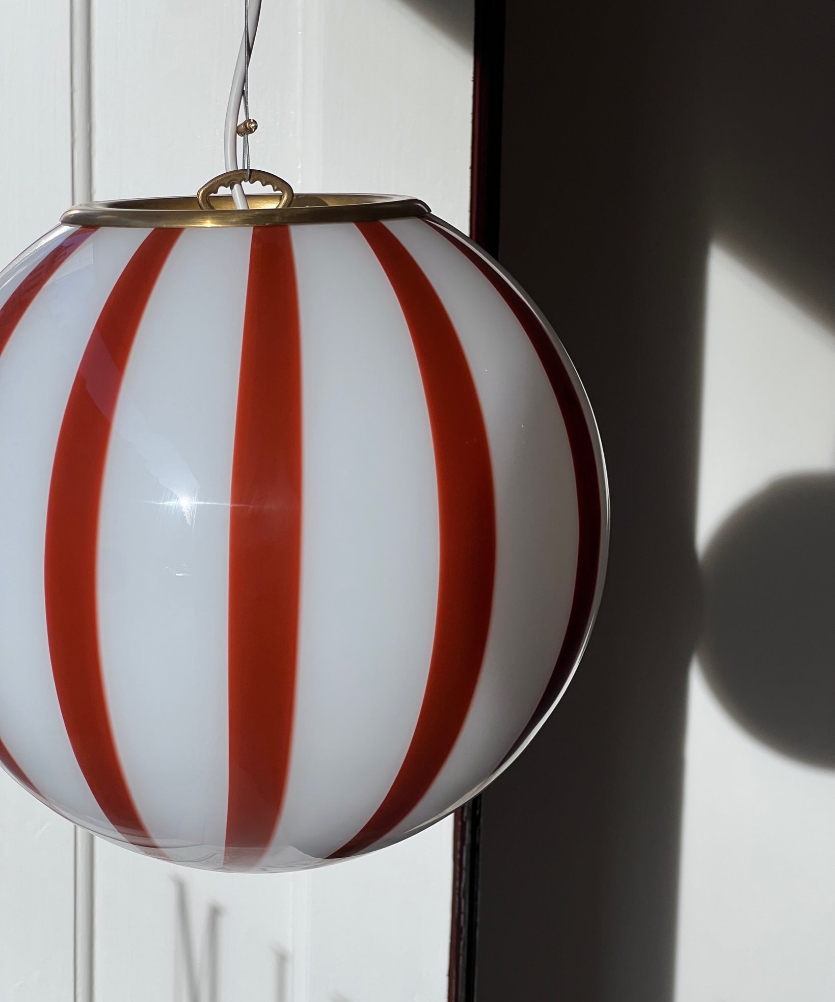 Candy ceiling lamp - Auburn vertical stripes (D30)
