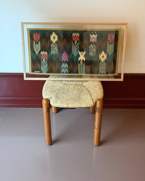 Vintage handwoven wall tapestry by Märta Måås-Fjetterström (AB MMF)