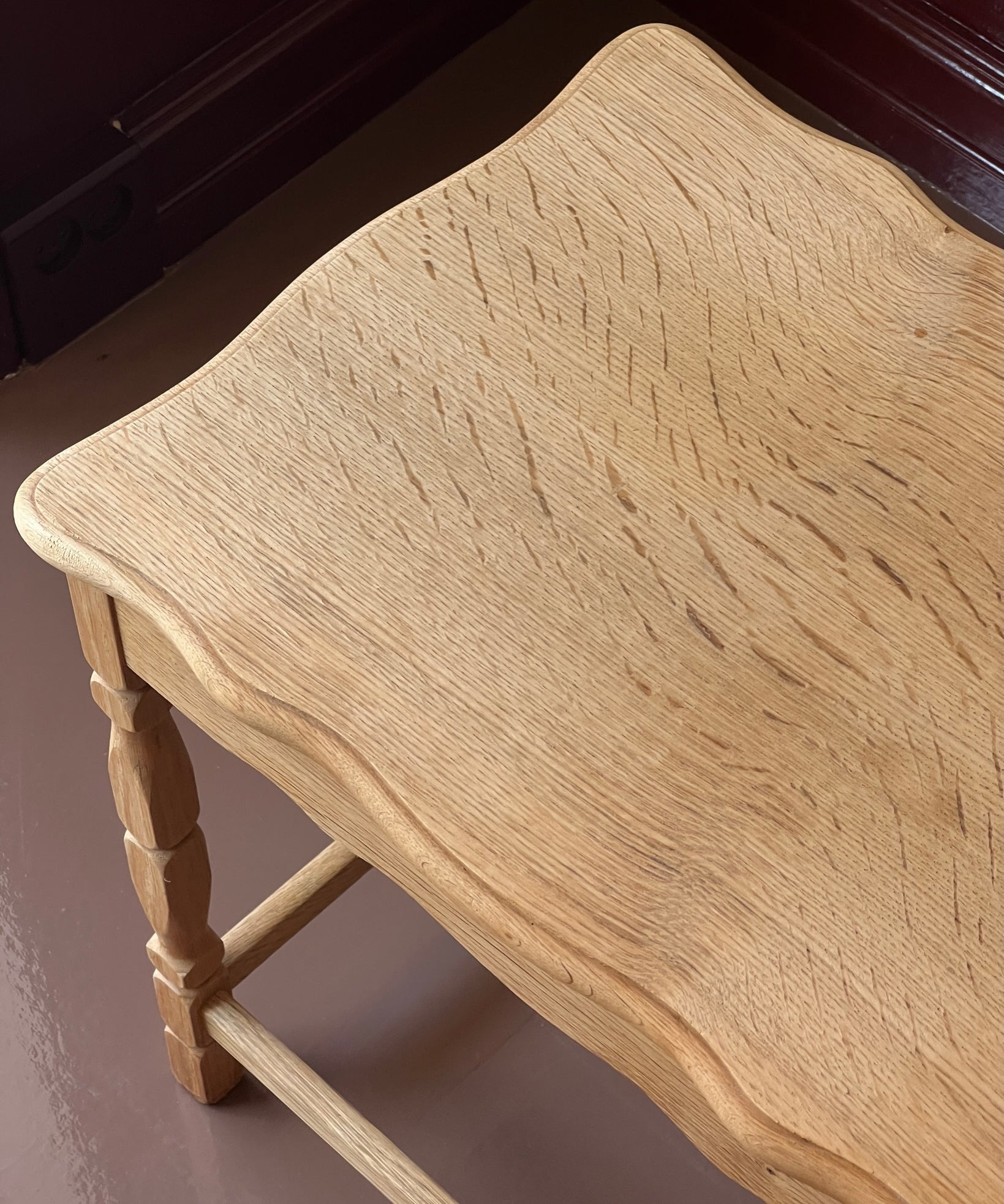 Vintage wooden side table (large)