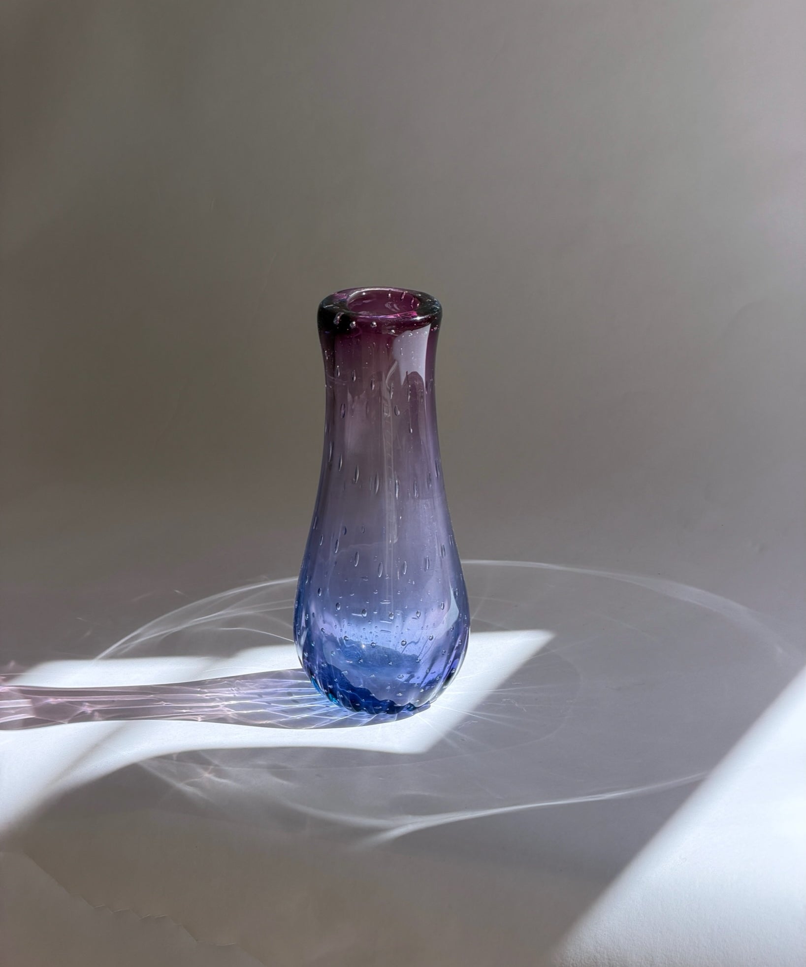 Vintage purple/blue Murano vase