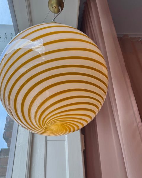 Ceiling lamp - Amber swirl (D45)