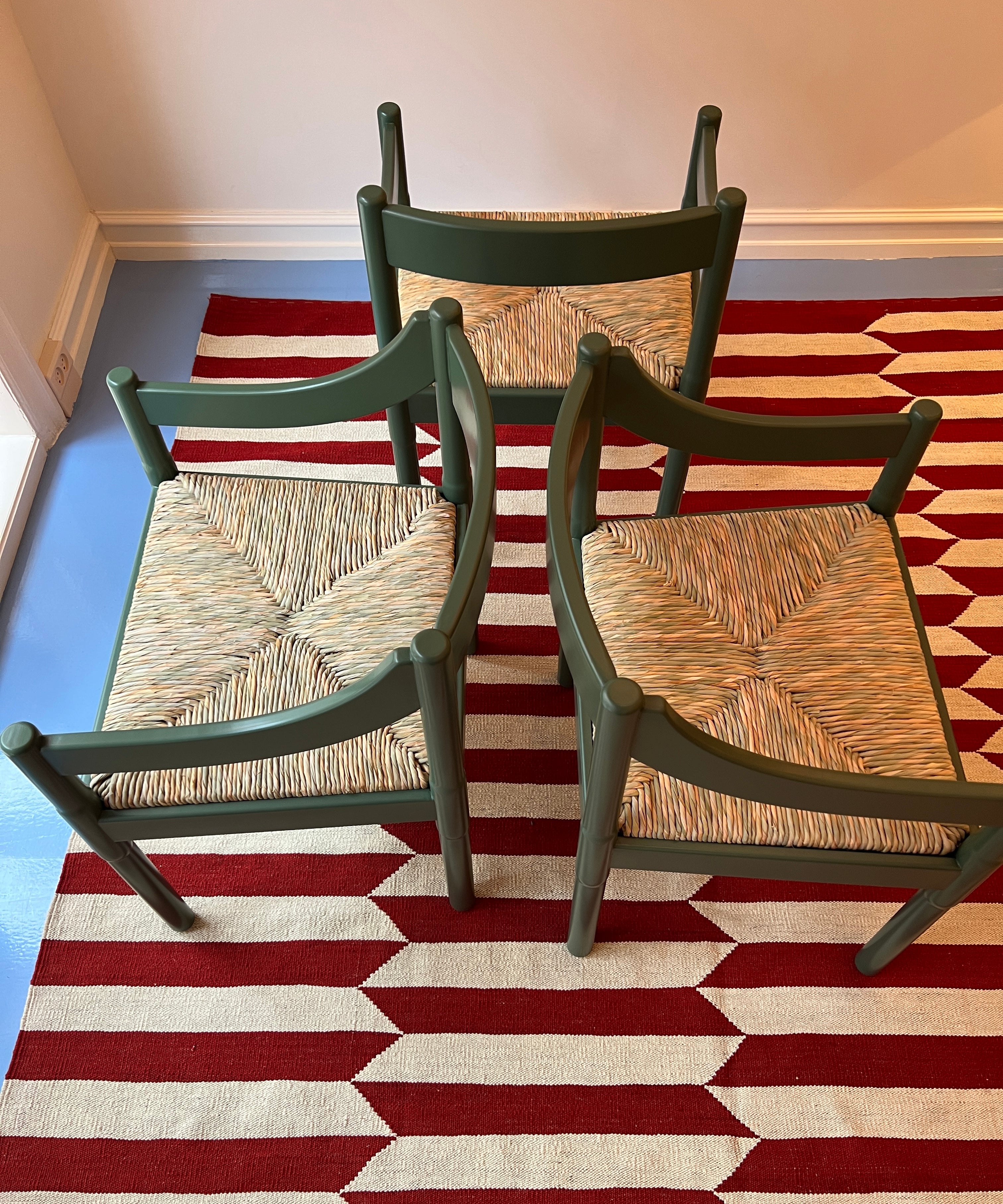 Carimate chair by Vico Magistretti - Green
