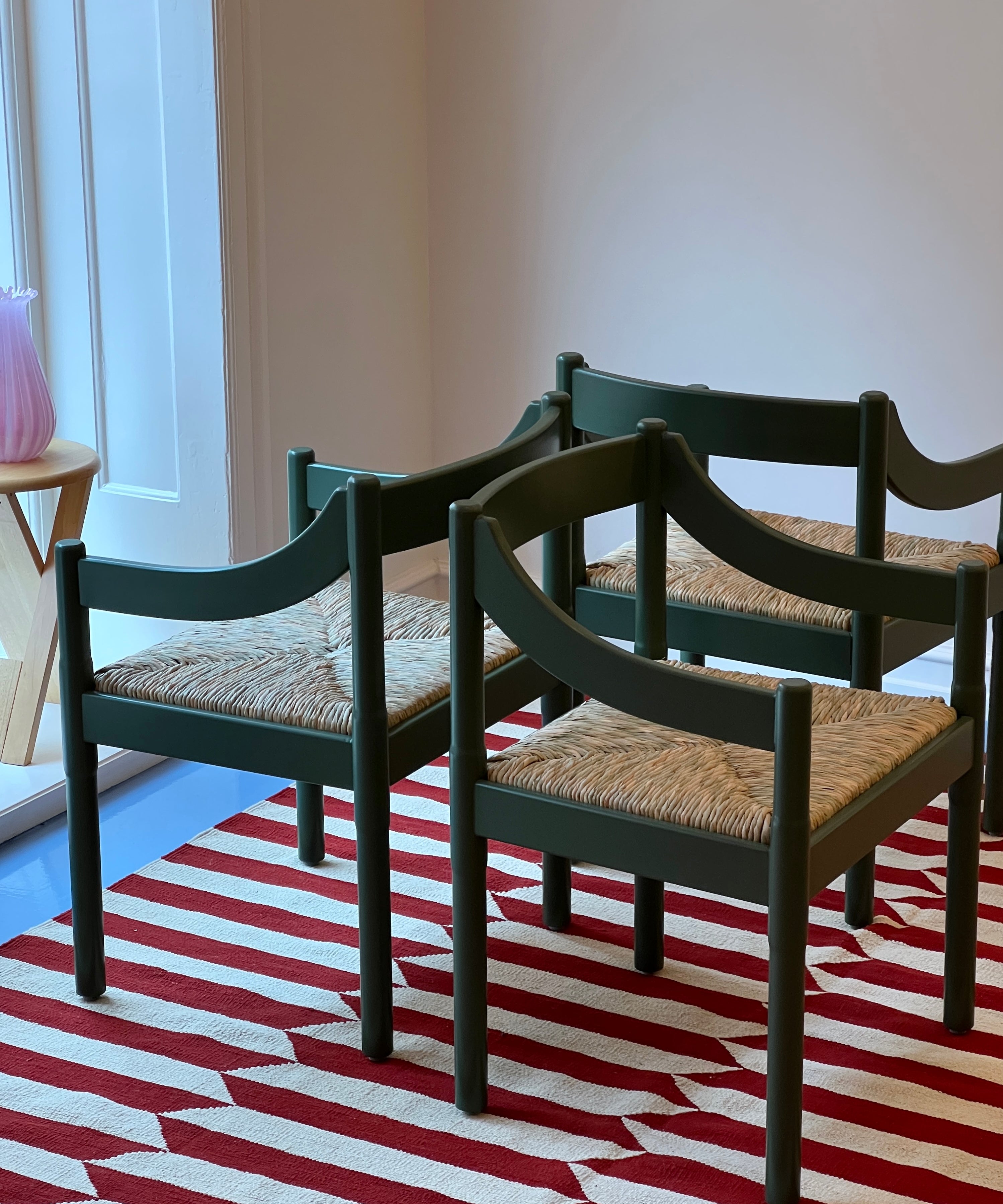 Carimate chair by Vico Magistretti - Green