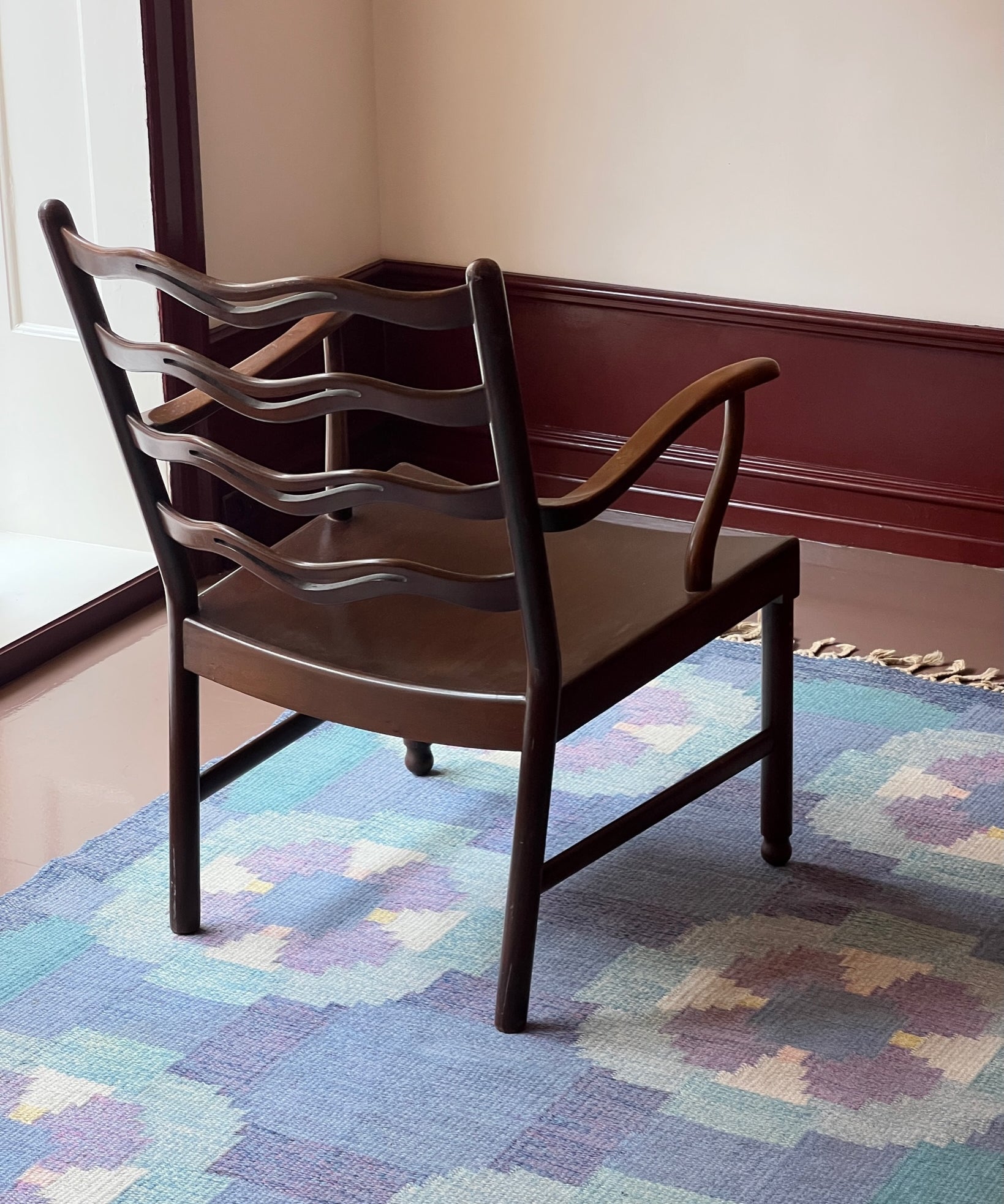 Vintage 'Model 1755' armchair by Ole Wanscher