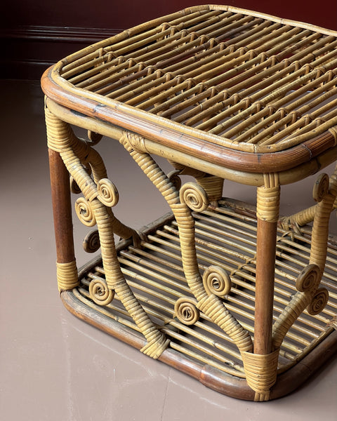 Vintage rattan chest