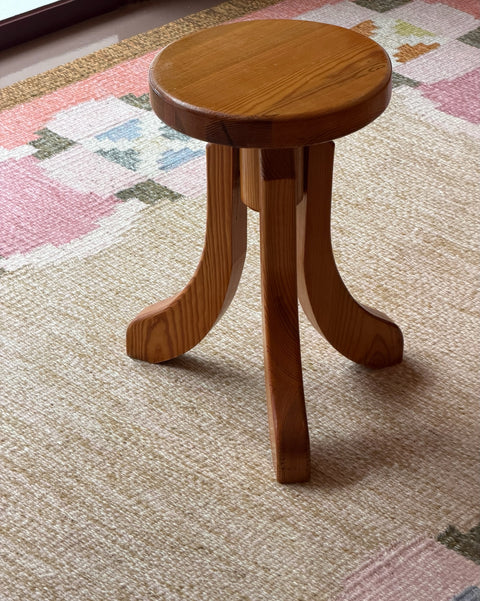 Vintage wooden stool