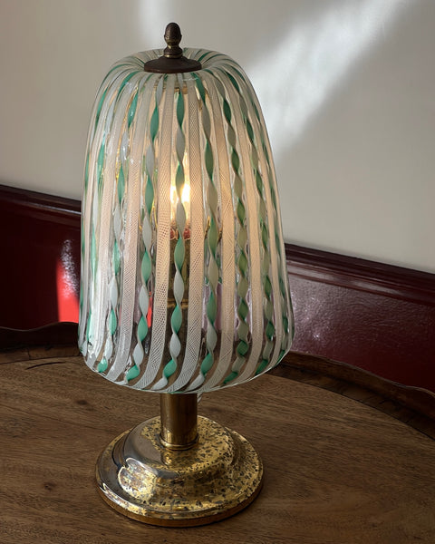 Large vintage Murano table lamp, Fratelli Toso