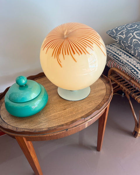 Vintage Ludovico Diaz de Santillana Murano Anemone table lamp