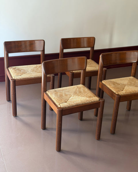 Campiglia Chairs by Vico Magistretti for Schiffini (Set of 4)