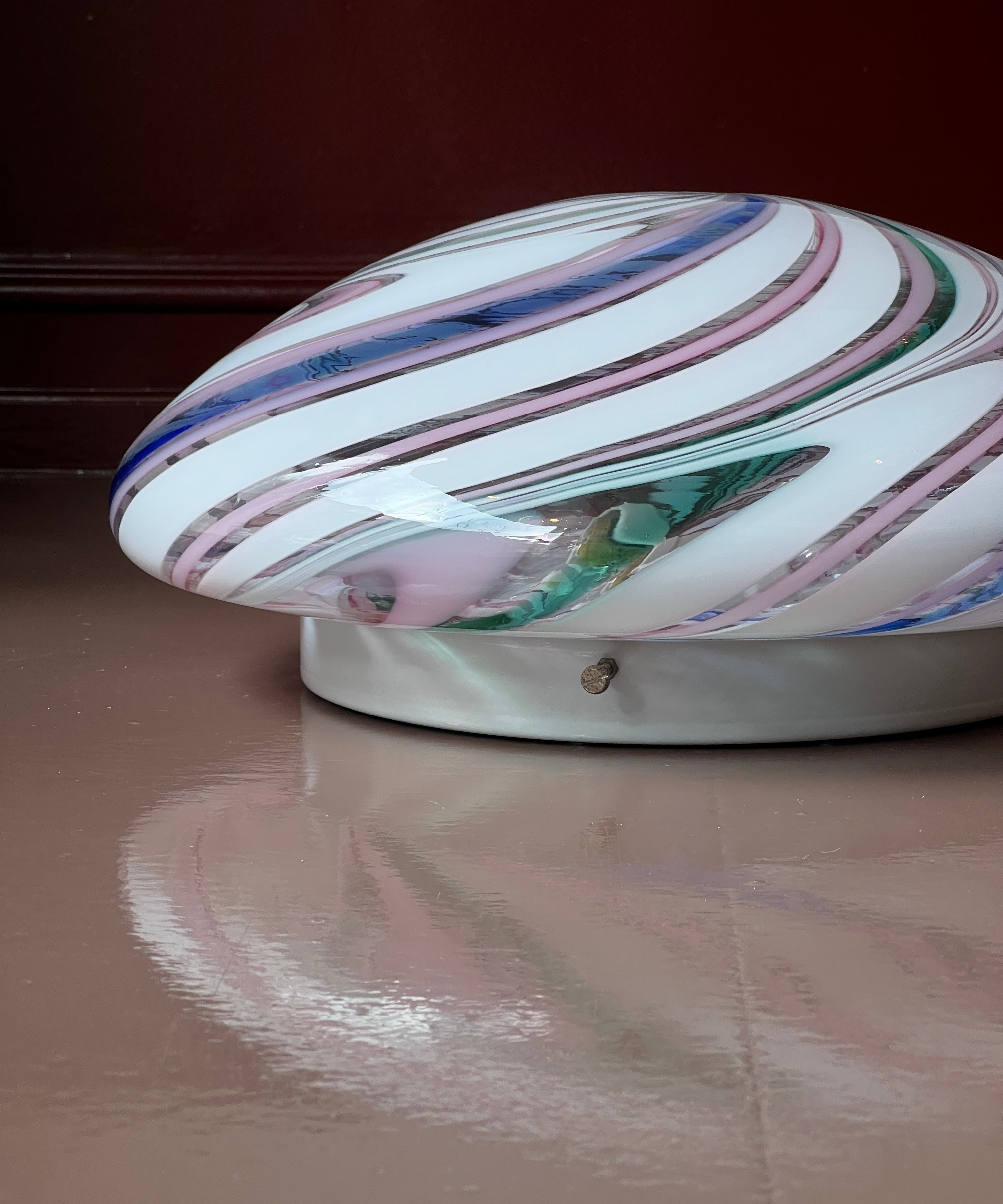 Vintage Murano multi-colored ceiling/wall lamp (D38)