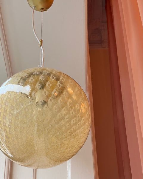 Ceiling lamp - Golden dotted D30