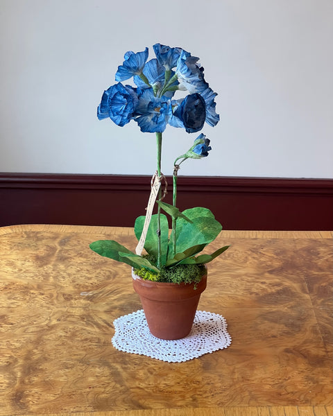 Paper flower ”Blue Primerose Aurora”