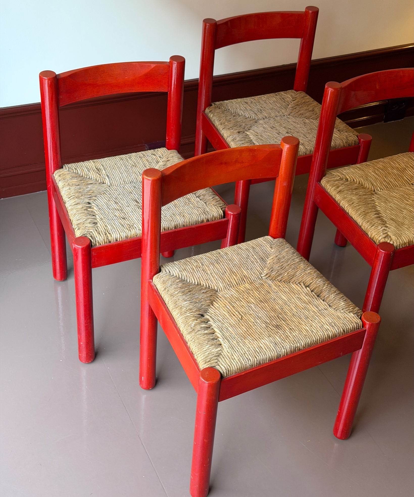 Carimate chair by Vico Magistretti (4 available)
