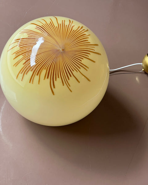 Vintage Ludovico Diaz de Santillana Murano Anemone ceiling lamp (D40)