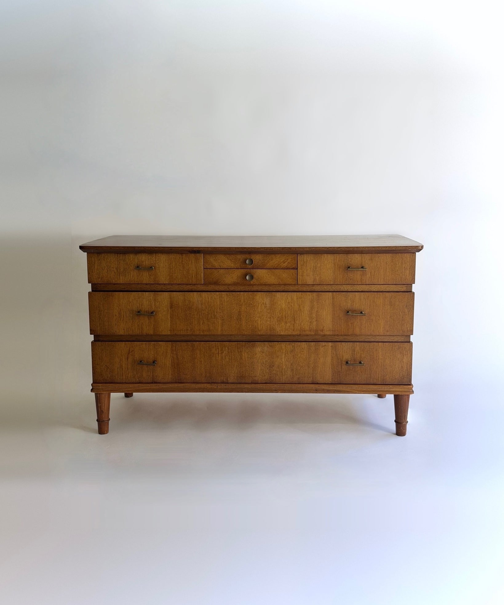 Vintage mahogany chest of drawers, Denmark 1952
