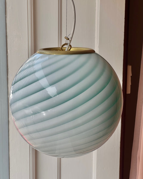 Ceiling lamp - Aqua green swirl (D30)