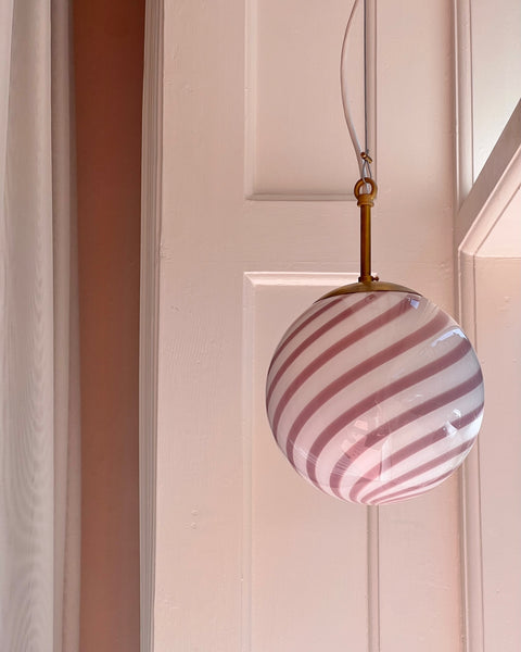 Ceiling lamp - Pink lavender swirl (D20)