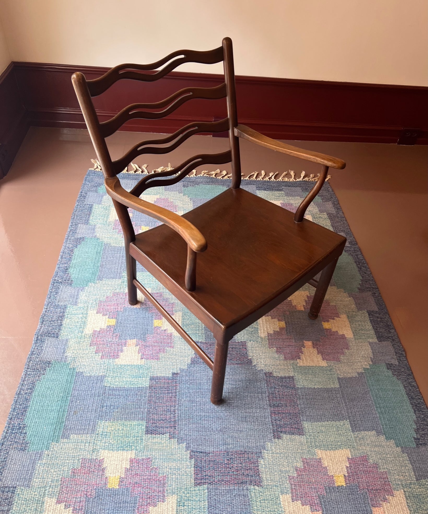 Vintage 'Model 1755' armchair by Ole Wanscher