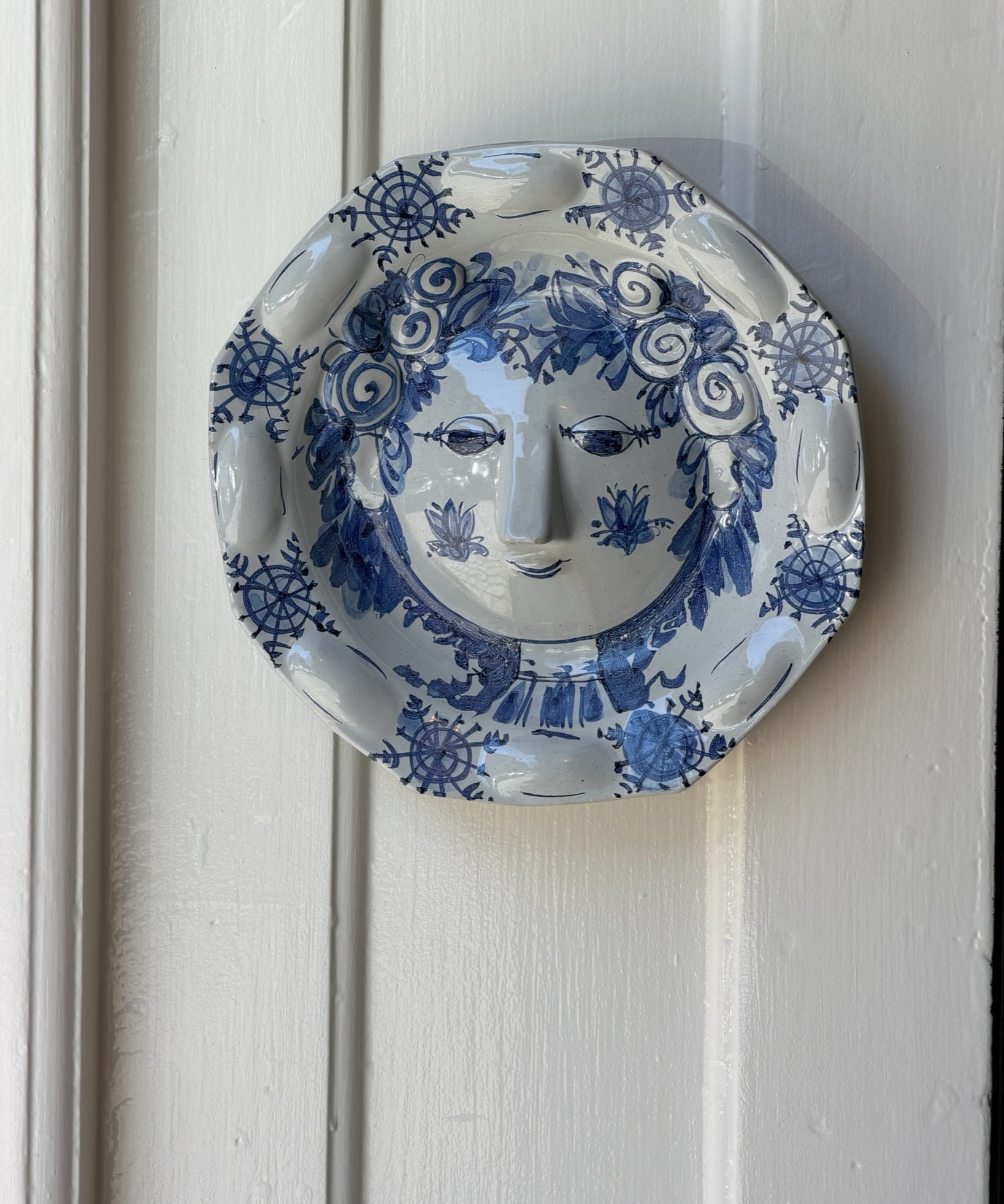 Vintage Bjørn Wiinblad ceramic wall plate
