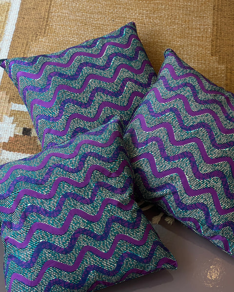 Bespoke cushion (purple)