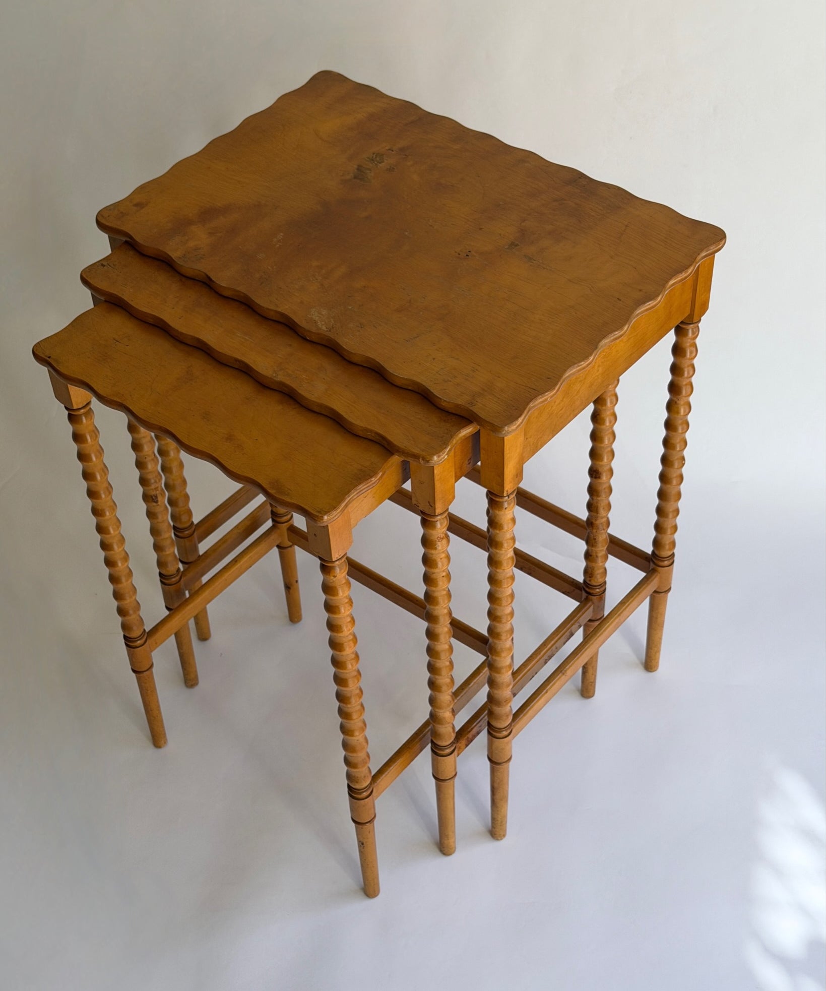 Set of three vintage nesting tables, Sweden 1950s (Reserved)