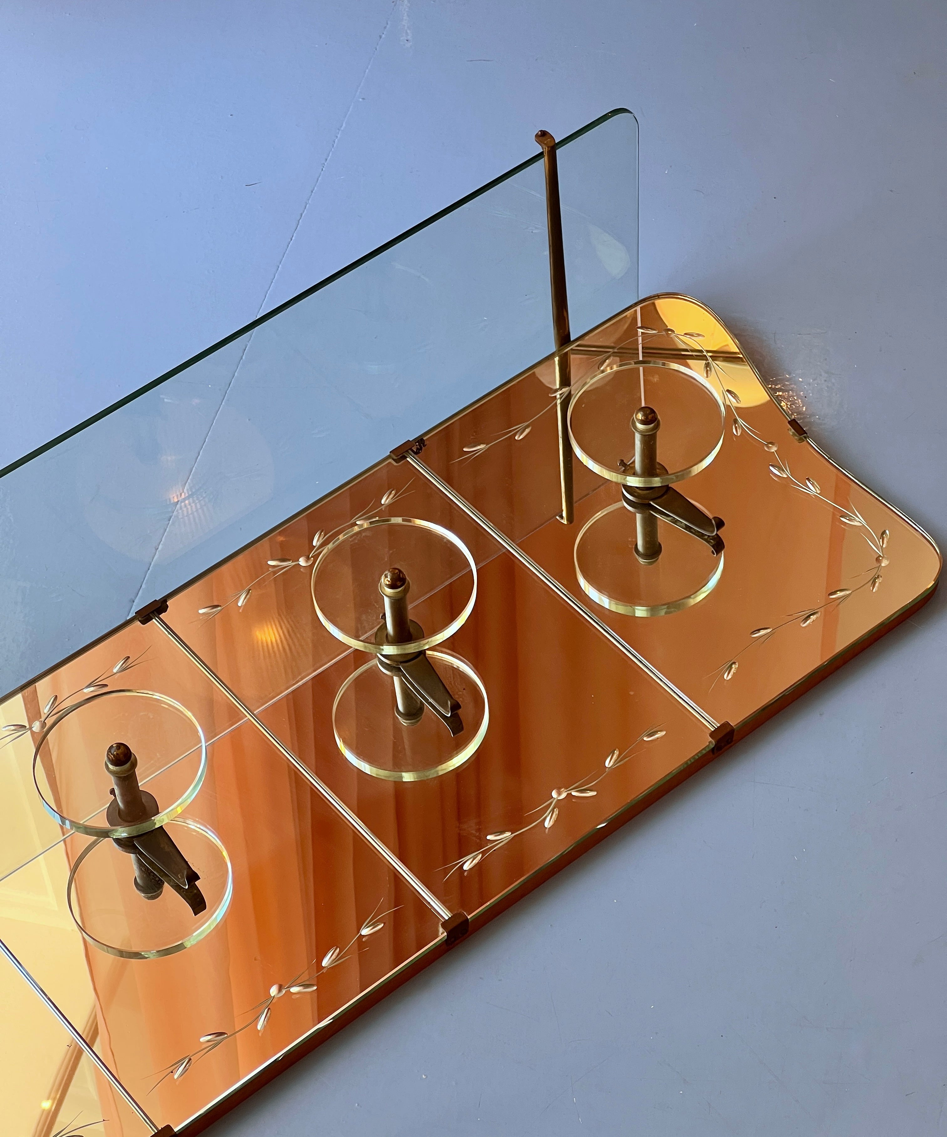 Vintage coat rack by Cristal Art