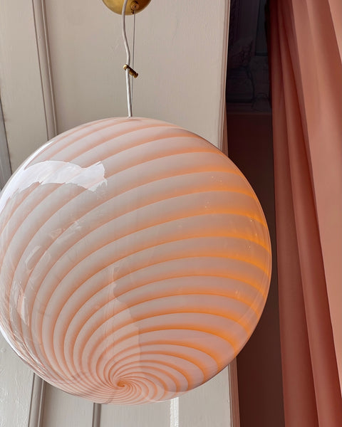 Ceiling lamp - Caramel swirl D40