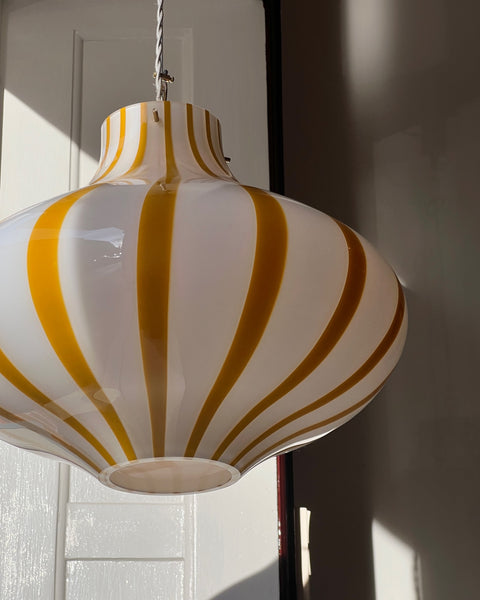 Ceiling lamp - Amber vertical stripes Cipolla (D40)