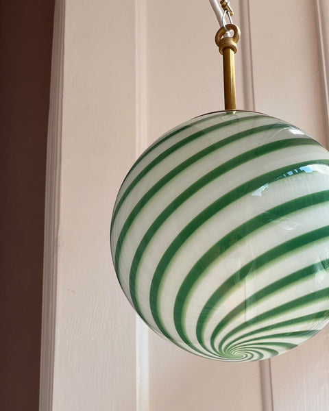 Ceiling lamp - Green swirl (D20)