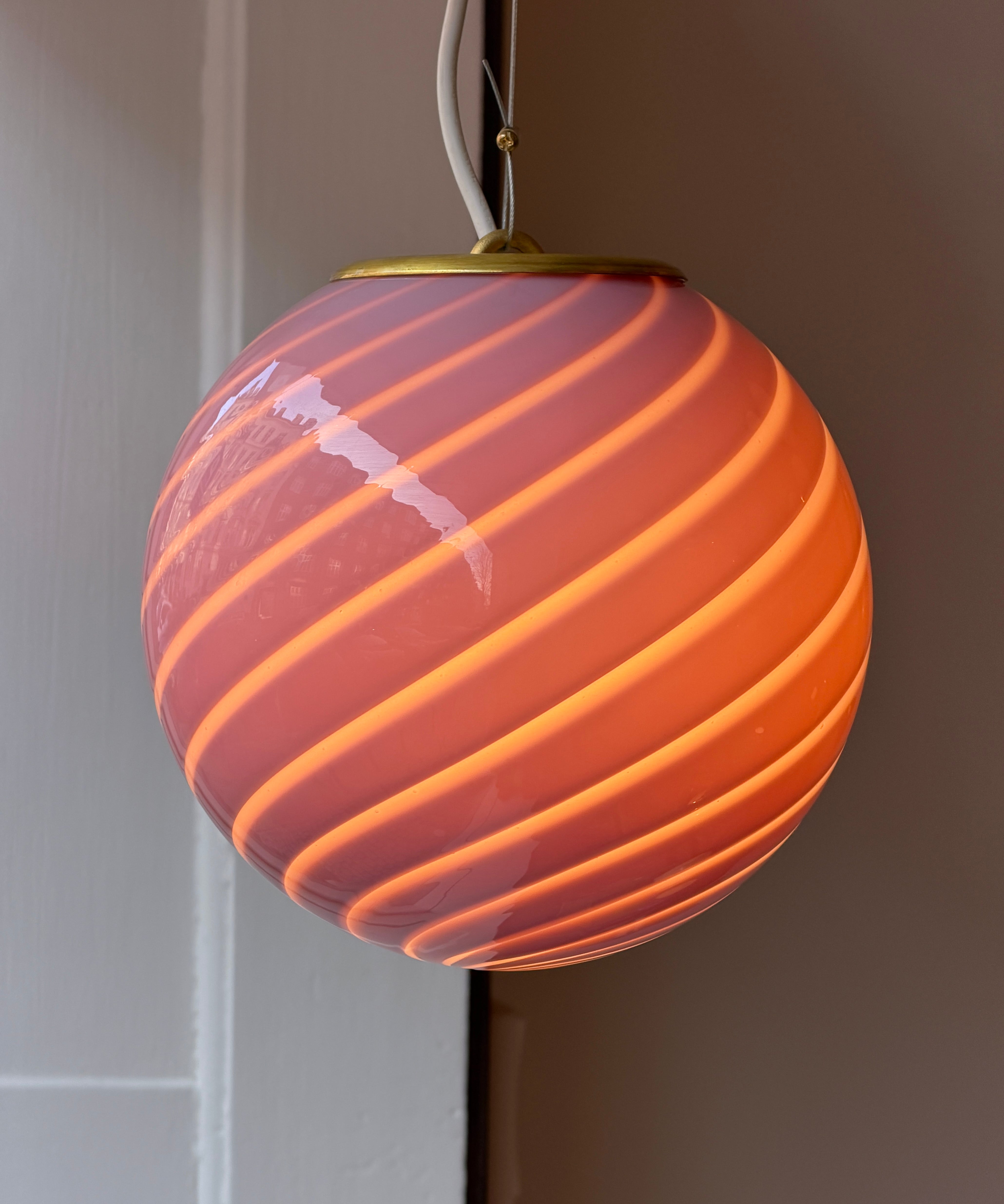 Candy ceiling lamp - Plum swirl (D20)