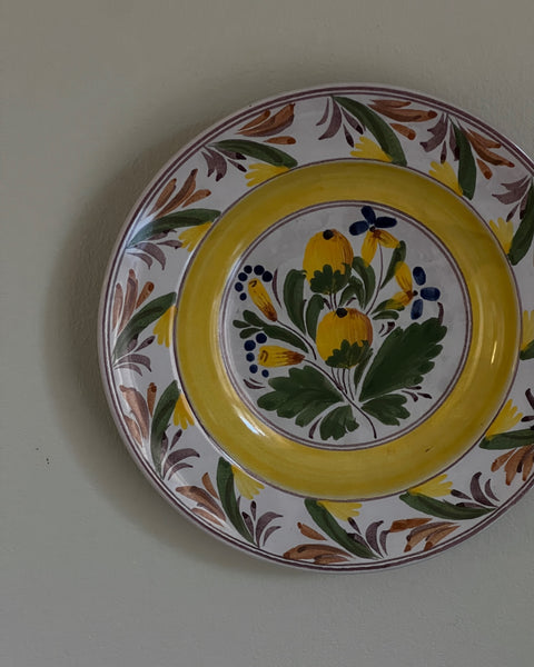 Vintage ceramic wall plate