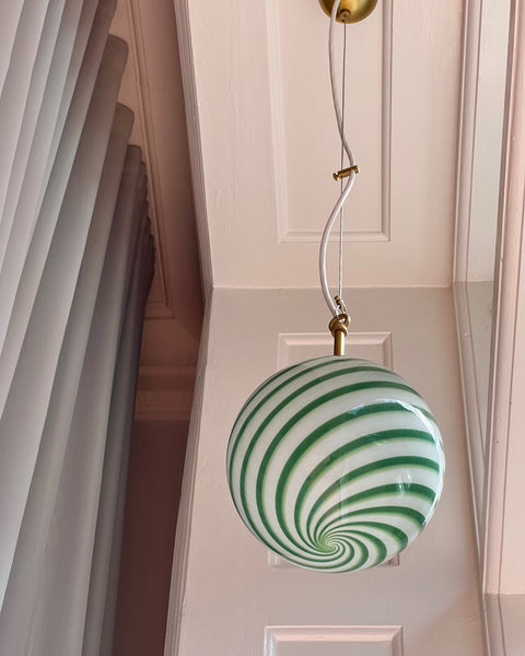 Ceiling lamp - Green swirl (D20)