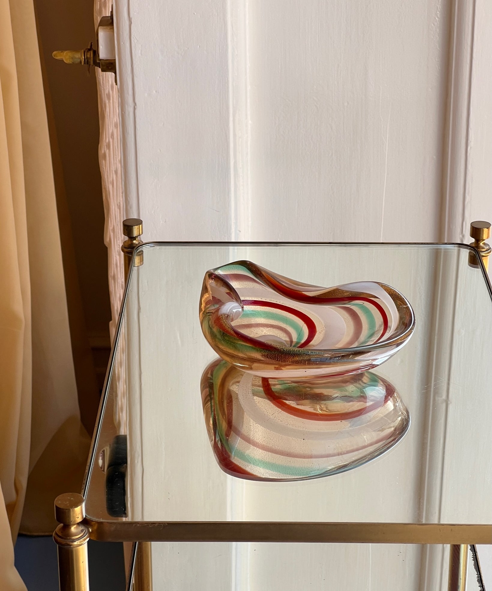 Vintage swirl Murano bowl