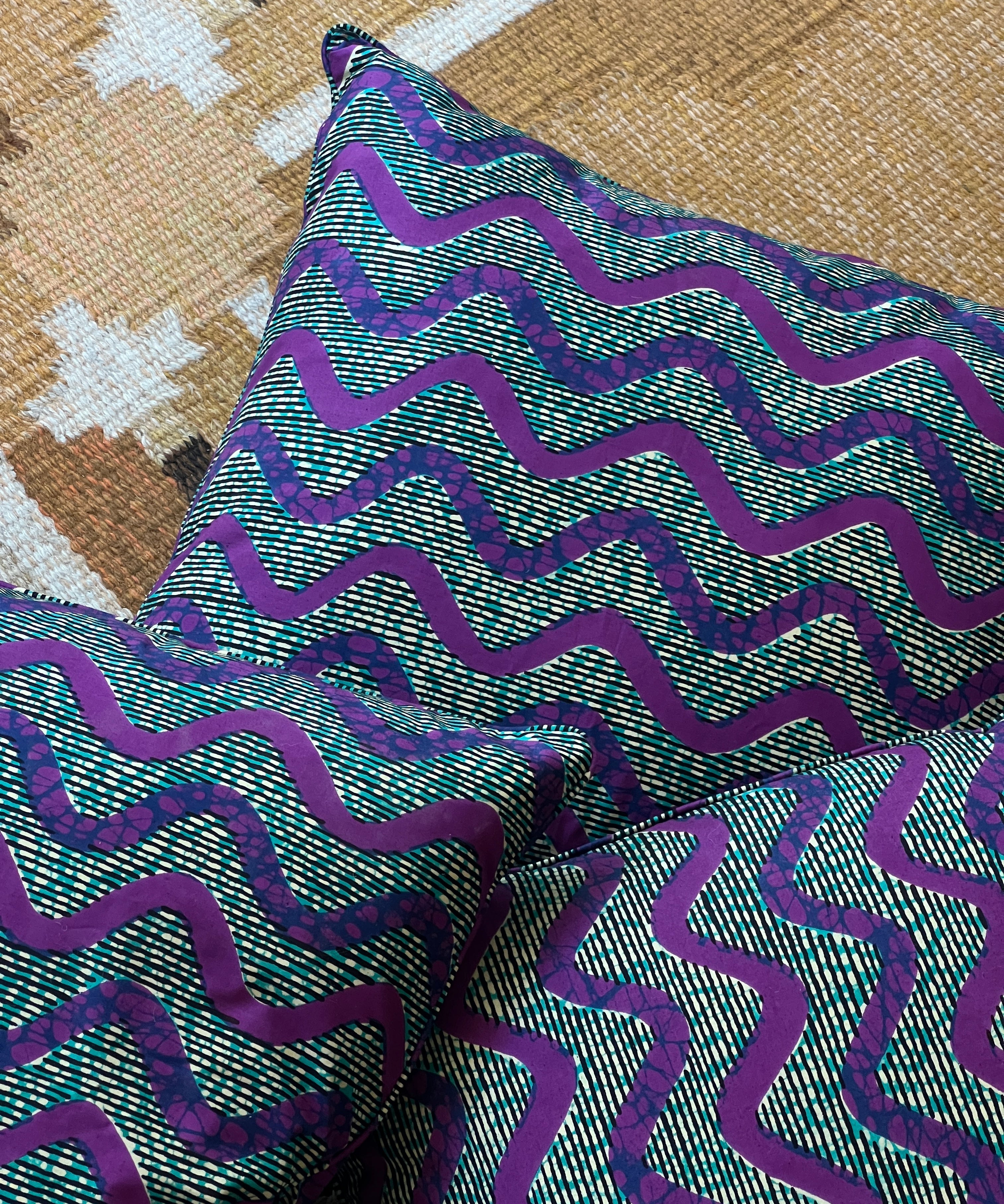 Bespoke cushion (purple)