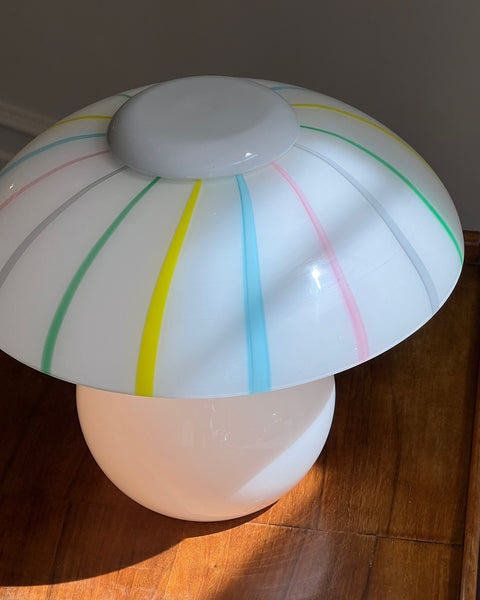 Vintage multi-colored Murano table lamp (2 available)