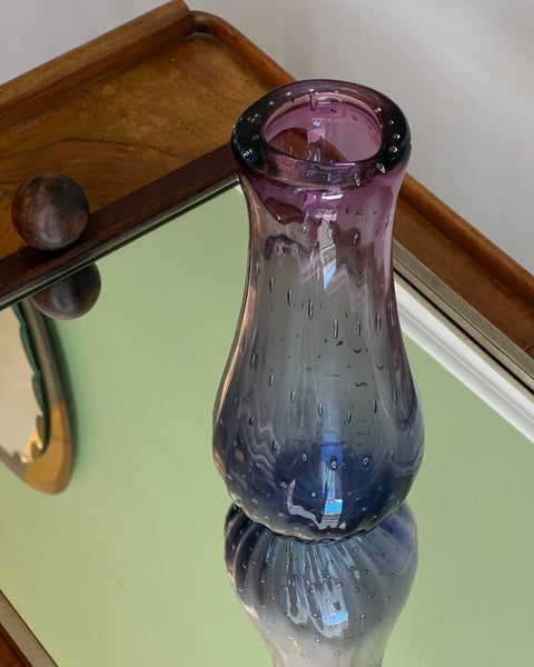 Vintage purple/blue Murano vase