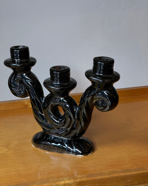 Vintage Vallauris ceramic candle holder