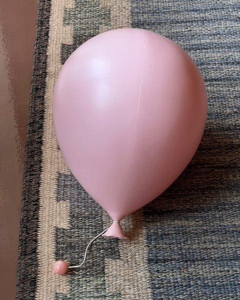 Vintage pink balloon wall lamp by Yves Christin for Bilumen (Medium)