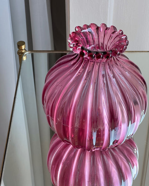 Vintage purple Murano vase